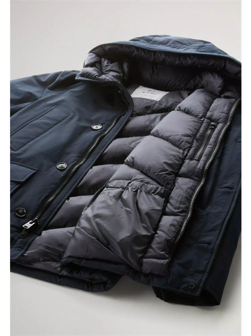 ARCTIC ANORAK WOOLRICH | CFWOOU0771MRUT0001MLB MELTON BLUE
